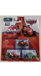 NEW 2024 Disney Pixar Cars 3 Pack Mini Racers GRC Lightning Francesco Carla - Picture 1 of 1