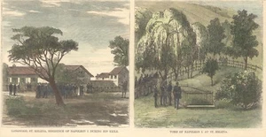Harper's Weekly: Tomb and Residence of Napoleon at St. Helena (exile) - Imagen 1 de 1