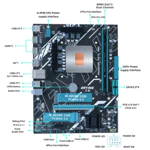 Gaming PC Motherboard Computer CPU MainBoard 11th Intel Core CPU 0000 ES 2.6Ghz - Picture 1 of 5