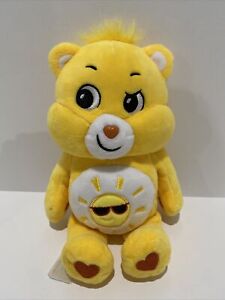 2021 Unlock The Magic Care Bears Funshine Bear Yellow Plush Small 9”