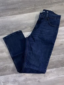 Mens Denim Pants Jeans Goodfellow 30W X 30L Jeans Fair Trade Slim Dark Wash - Picture 1 of 6