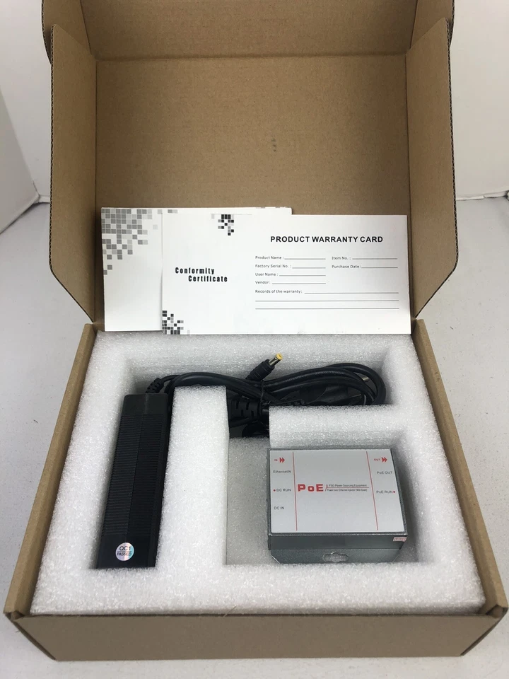 PoE PSE3401G injector Wall Mount 10/100/1000M 60W (T5) - Image 1 of 4