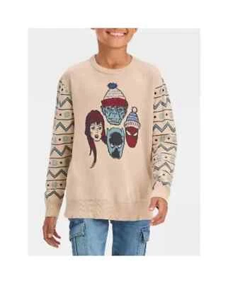 Niño Niños Disney 100 Aniversario Marvel Feo Navidad Suéter XS S L Foto 1 de 4