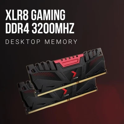 PNY XLR8 16GB (2x8GB) DDR4 3200MHz Desktop RAM Kit - Image 1 of 4