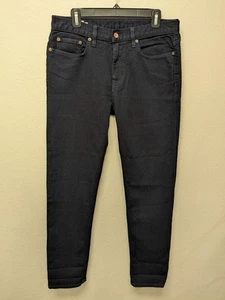 American Giant Jeans Mens 32x32 Blue Straight Leg Made USA Dark Wash Denim Pants - Picture 1 of 11