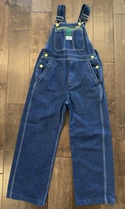 Liberty Kids Bib Overalls Size 14R Farm Carpenter Style Denim Jean Blue Vintage - Picture 1 of 5