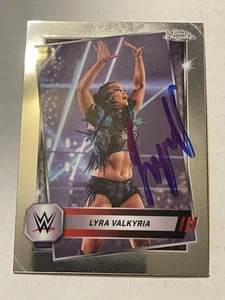 WWE LYRA VALKYRIA Signed Card Raw Smackdown - Picture 1 of 1