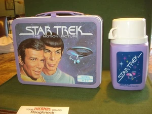 VINTAGE 1979 STAR TREK LUNCHBOX AND THERMOS, OLD STORE STOCK - MINT SHAPE - Picture 1 of 11