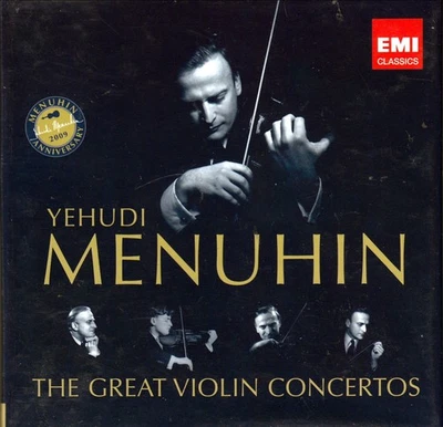 YEHUDI MENUHIN The Great Violin Concertos 10 x CD Box Set Classical - Image 1 of 2