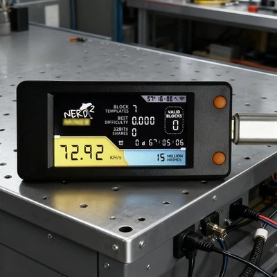 BTC Solo Lottery Miner V2 (USA) Featuring 2.8 - Inch Screen + Acrylic Casecb - Image 1 of 4