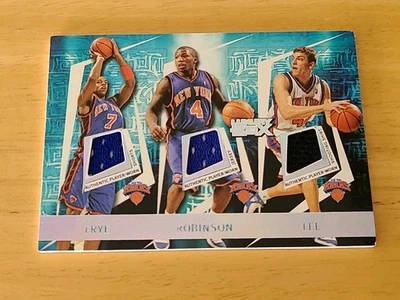 2006 Topps Luxury Box Triple Double Marbury Richardson Robinson Frye Lee /193 $$ - Image 1 of 2