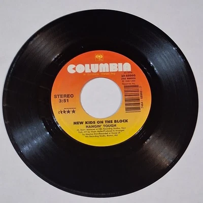 New Kids On The Block  7" Vinyl  Hangin' Tough / Didn't I (Blow Your Mind) Foto 1 de 4
