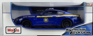 Coche de policía Maisto 1:18 2015 Ford Mustang GT State Trooper artículo #46629 NUEVO - Imagen 1 de 8