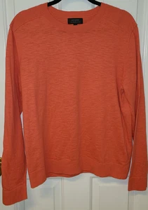 Neu ohne Etikett Banana Republic Pullover orange 100 % Baumwolle Größe Large - Bild 1 von 6