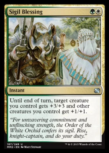 x1 Sigil Blessing - Modern Masters 2015 - NM - MTG - Image 1 of 1
