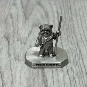 Figura de Star Wars Wicket Ewok de ROTJ, de colección 1994 de Rawcliffe Pewter - Imagen 1 de 6