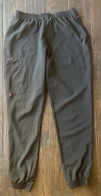 Pantalones Médicos Scrubstar Para Mujer Talla M Prendas Médicas Premium Jogger Negro Cintura Elástica Foto 1 de 4
