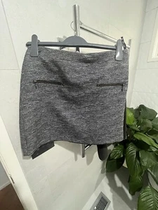 SABA MINI SKIRT BLUE GREY SILVER TONES WORN A FEW TIMES - Picture 1 of 3