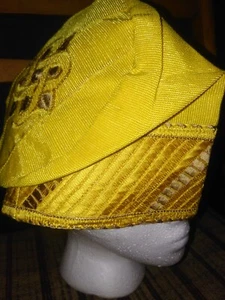 Aso Oke Caps / Herren Fila Nigerianische Herrenmütze für besondere Anlässe und Partys. - Bild 1 von 4