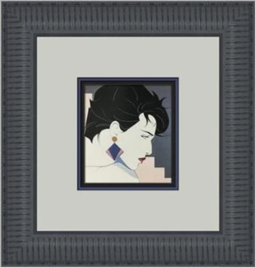 Patrick Nagel UNTITLED XXII Custom Framed Print - Picture 1 of 2