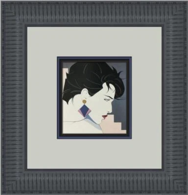 Patrick Nagel SIN TÍTULO XXII impresión enmarcada personalizada Foto 1 de 2