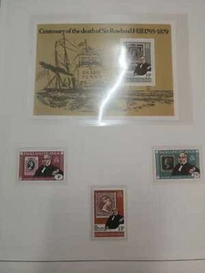 ISLAS FALKLAND Scott# 291-294 ** MNH Sir Rowland Hill 1979 - Imagen 1 de 1