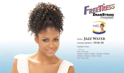 JAZZ WATER FREETRESS DRAWSTRING PONYTAIL SHORT CURLY HAIR - Image 1 of 2