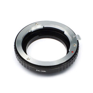 For Pentax PK Lens Adapter Ring To For Nikon F Mount Camera Converter Connecter