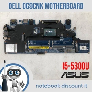Mainboard Dell Latitude E7250 Intel i5-5300U ZBZ00 LA-A971P 0G9CNK G9CNK DDR3 - Bild 1 von 6