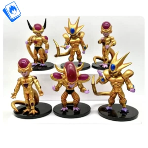 Action Figure Dragon Ball Z Gold Freezer 6 pz 8-12cm STATUA DA COLLEZIONE Anime - Foto 1 di 4