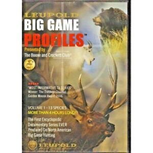 LEUPOLD Big Game Profiles 2 disk set DVD for Hunters Golden Moose Award