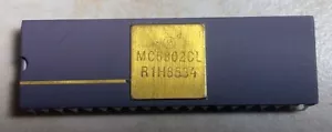 Motorola MC6802CL MPU a 8 bit con RAM e orologio - Foto 1 di 1