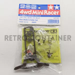 Vintage Tamiya MINI 4WD 4-WD - Tune-Up Parts - 15113 Rear Brake & Roller Set - Picture 1 of 1