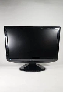 19 inch Sharp small flat TV screen, monitor, Sharp LC-19SB24U, HDMI port - Picture 1 of 11