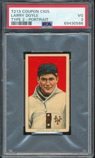 T213-2 Coupon Cigarettes Larry Doyle (Portrait) PSA 3 - NY Giants (centered)