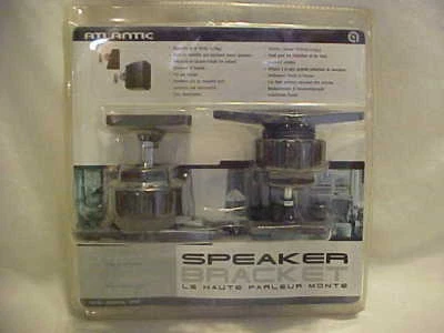 Atlantic Speaker Brackets Tilt & Swivel Thermoplastic 10 lb. Support Item #SPB03 - Image 1 of 4