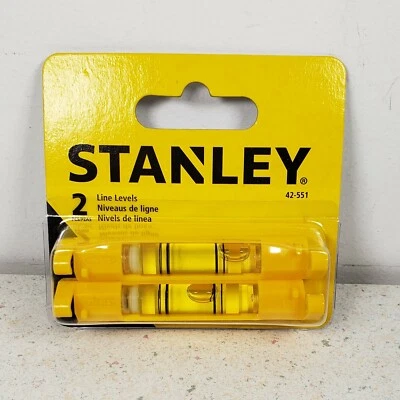 Line Level Two Pack, Stanley  Model # 42-551, Durable NEW/Sealed - Image 1 of 4