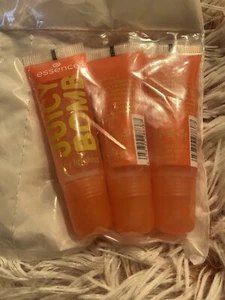 ESSENCE JUICY BOMB LIP GLOSS Sweet Peach 03 NEW 0.33 fl oz 3pk - Picture 1 of 1