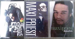 Maxi Priest "Man With The Fun" "Bonafide" and "Maxi Priest" 3 EX cassette tapes - Picture 1 of 3