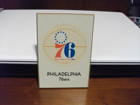 Vintage NBA Basketball Kentucky Art Philadelphia 76ers Plaque 5 x 3 1/2 Cover