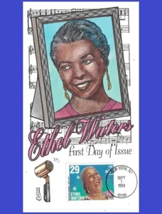 USA8 #2851 U/A COLLINS HAND PAINTED FDC   Ethel Waters American Music - Picture 1 of 1