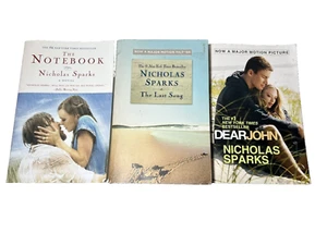 Nicholas Sparks Bücher Lot 3 Bücher Liebesromane letztes Lied, Notizbuch, Lieber Johannes - Bild 1 von 15