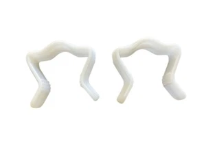 10 X PLASTIC U CLIPS TO JOIN DIVAN BASE, OTTOMAN BASE-COLOUR| WHITE - Picture 1 of 2