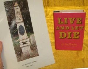 IAN FLEMING - LIVE AND LET DIE - FIRST THUS - 1956 with Fleming's Last Will 1964 - Picture 1 of 21