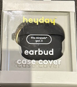 Heyday Earbud Case Cover for Apple Airpods Gen 3- Black - Picture 1 of 7