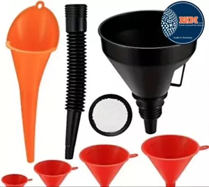 Trichter-Set 8-Teilig. Für Kraftfahrzeuge, Motorräder, Roller Usw. - Bild 1 von 5