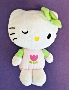 Hello Kitty Sanrio White Wink Plush 5.5" 2015 Toy Doll - Picture 1 of 7