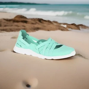 Merrell Women’s Flora Kyle Weave Ballet flats ATLANTIS turquoise Water Shoes - Picture 1 of 7