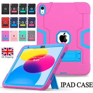For iPad A16 11/10/9/8/7/6/5th Mini Air Pro Shockproof Heavy Duty Case Cover - Picture 1 of 118