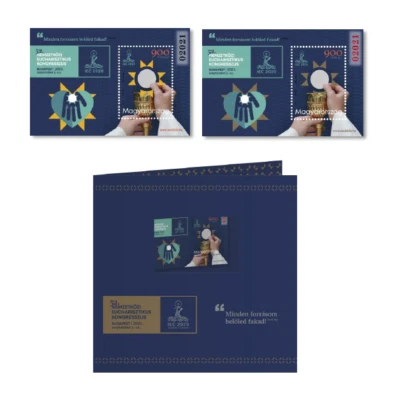 HUNGRÍA 2021 - Congreso Eucarístico Internacional. Juego especial con carpeta. MNH Foto 1 de 2